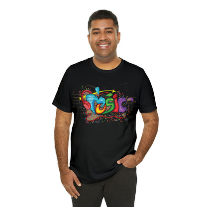 Music colorful graffiti T-Shirt