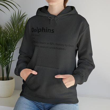 Dolphins definition Hoodie