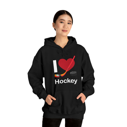 I love hockey Hoodie