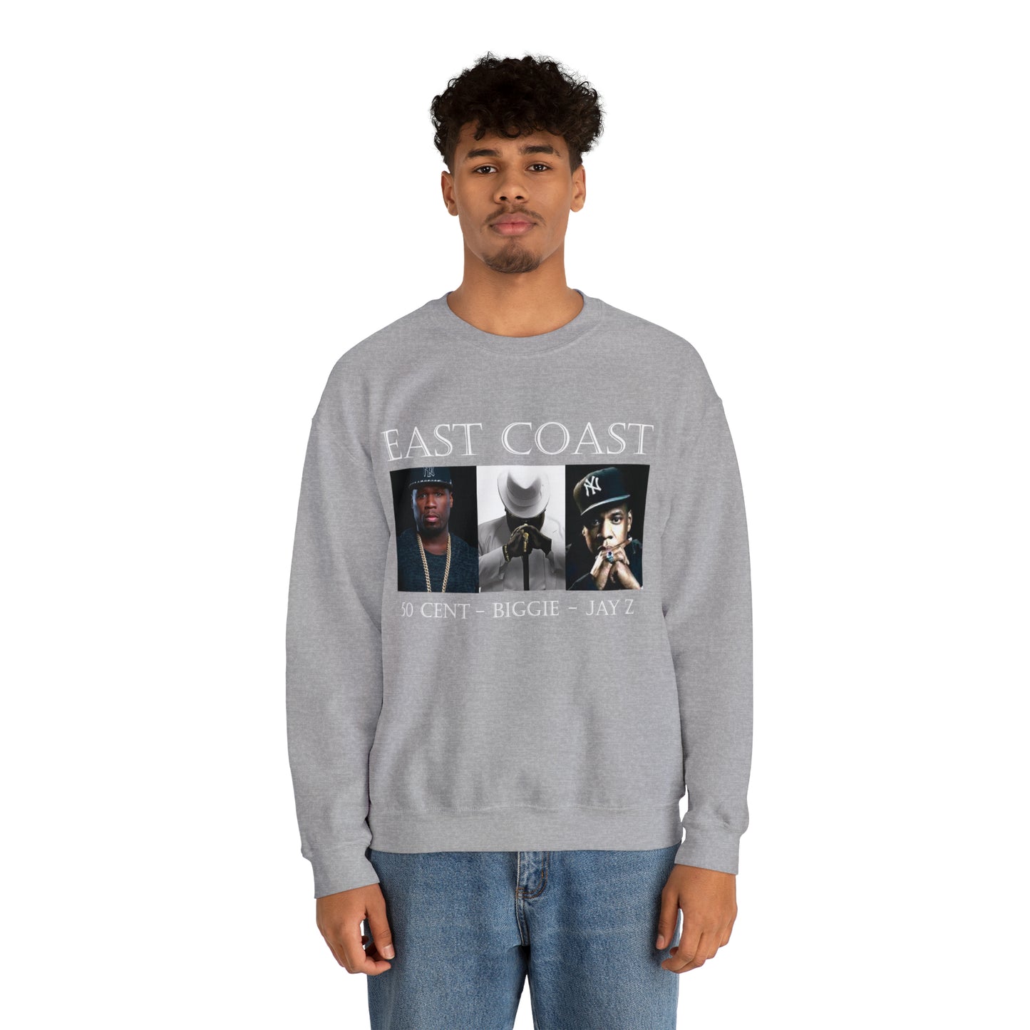 East Coast rappers Crewneck Sweatshirt