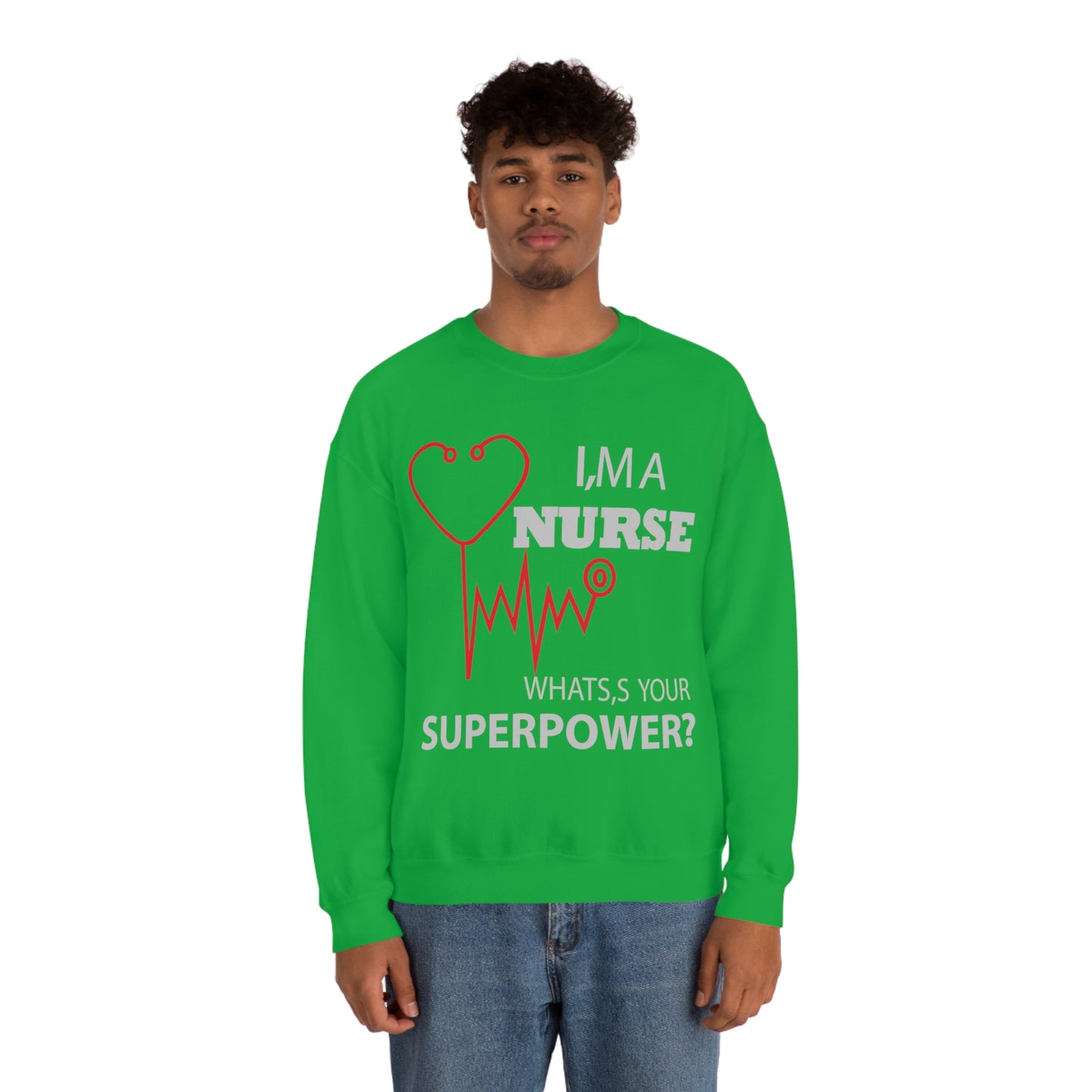 Nurse superpower Crewneck Sweatshirt