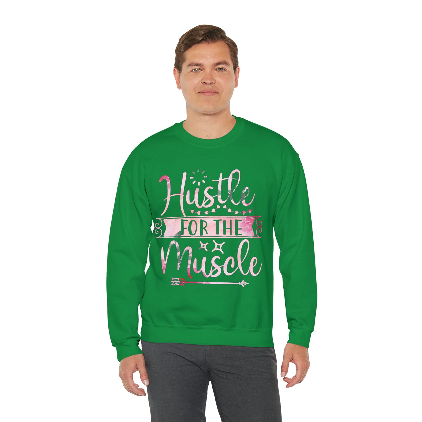 Hustle for the Muscle Crewneck Sweatshirt