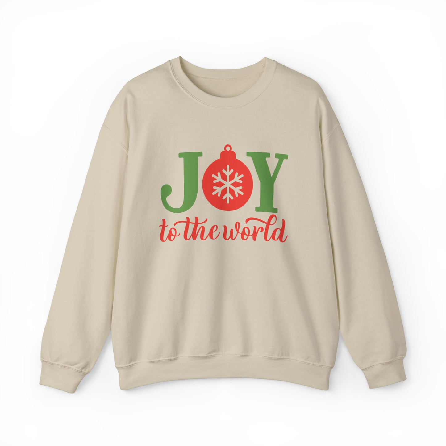 Joy To The World Christmas Crewneck Sweatshirt