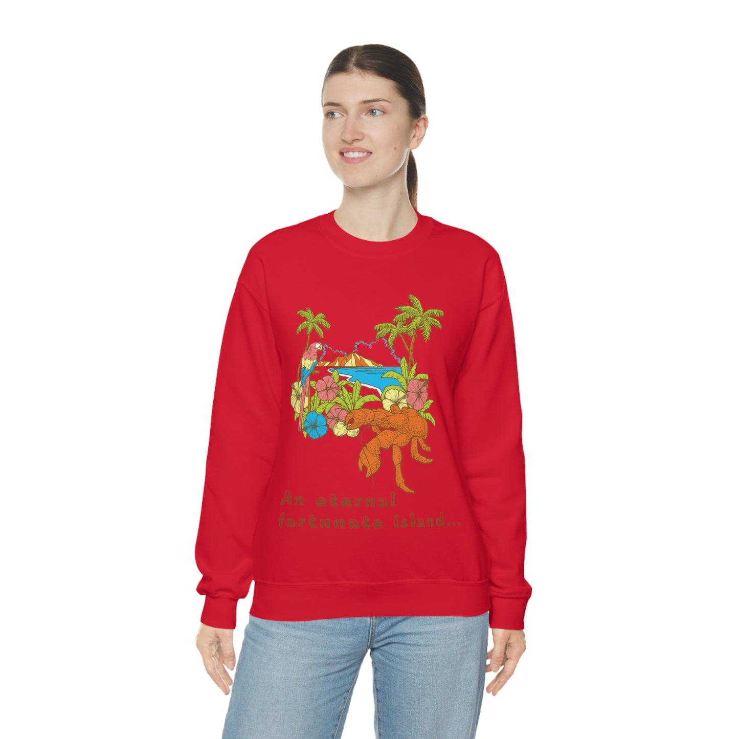 An Eternal Island Crewneck Sweatshirt