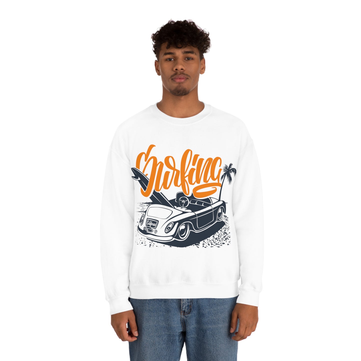 Surfing Cruiser Crewneck Sweatshirt