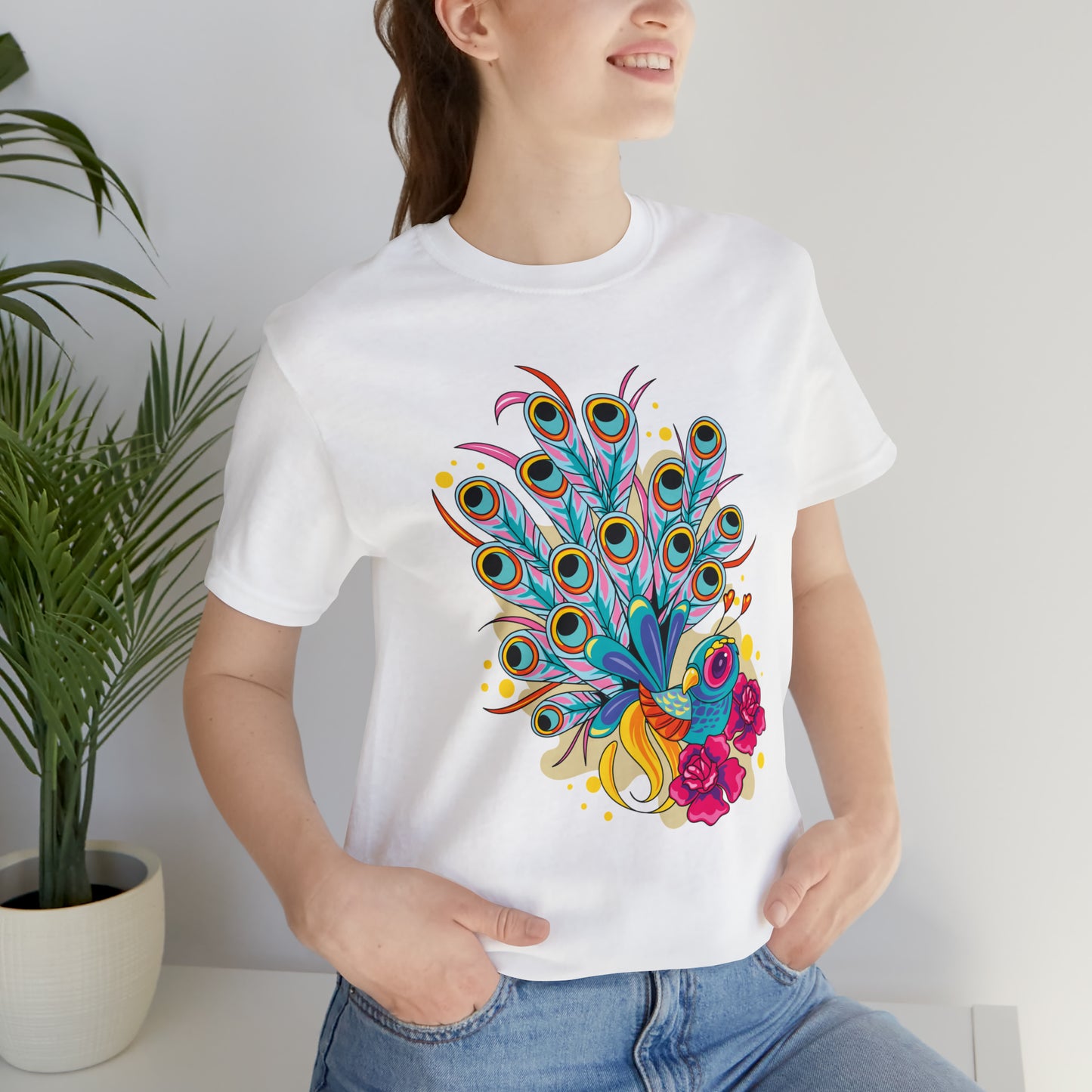 Colorful Peacock T-Shirt