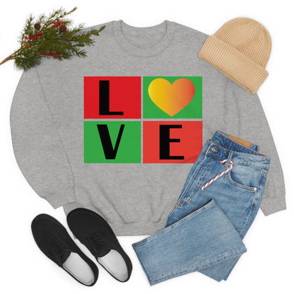 Love Squares Crewneck Sweatshirt