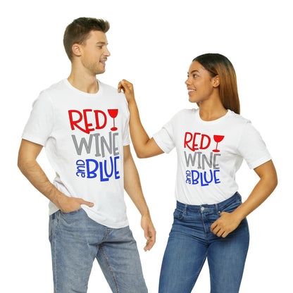 Red Wine Blue T-Shirt