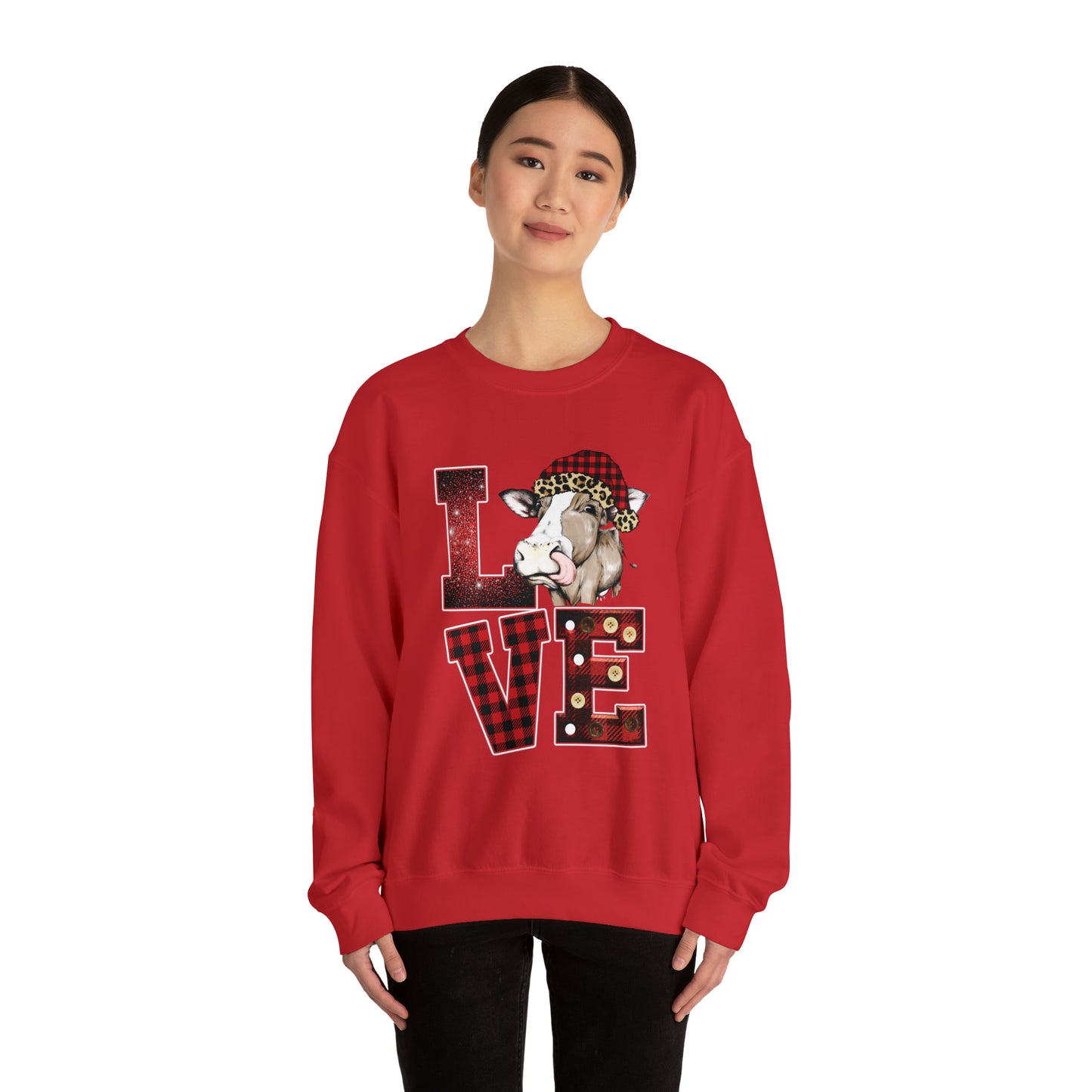 Cow love Crewneck Sweatshirt