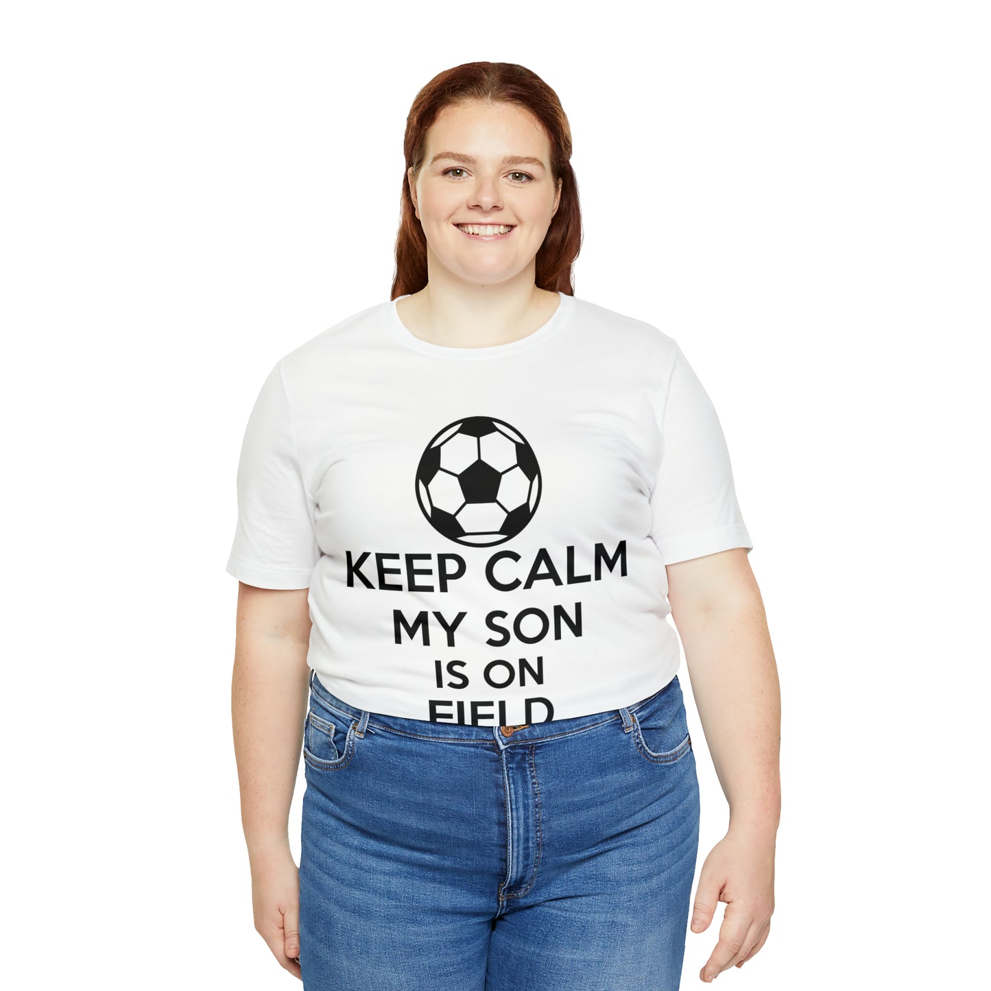 Keep calm my son is on the field T-Shirt