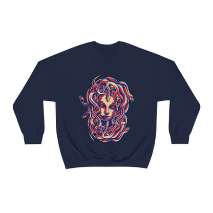 3D Medusa Crewneck Sweatshirt