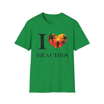 I Love Beaches T-Shirt