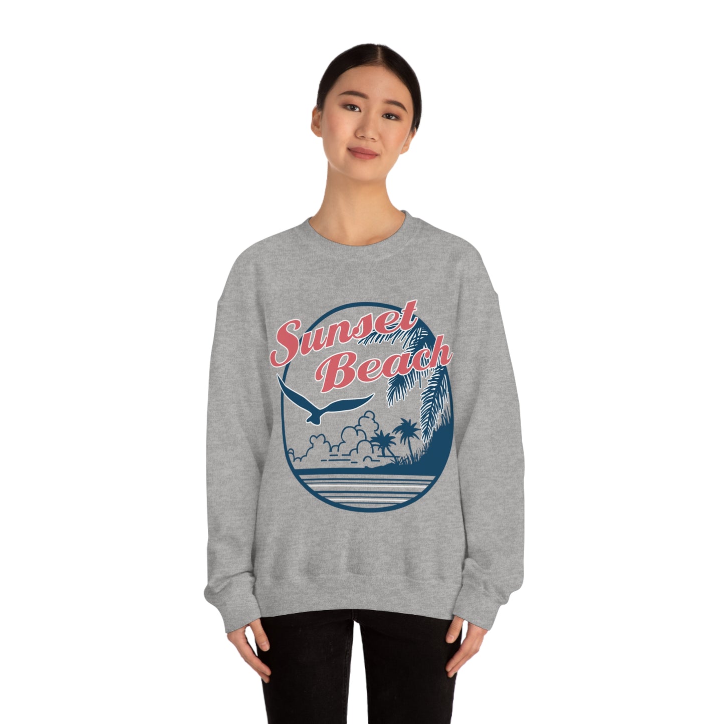 Sunset Beach Crewneck Sweatshirt