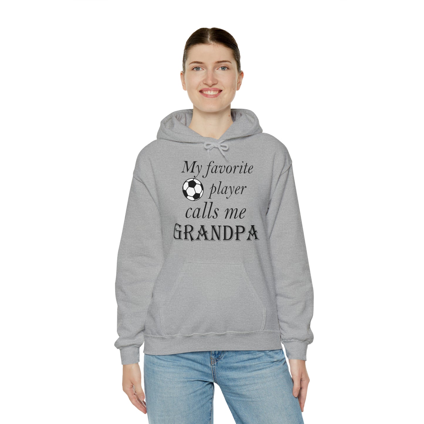 Grandpa Favorite Soccer Player Hoodie