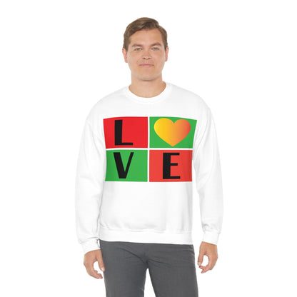 Love Squares Crewneck Sweatshirt