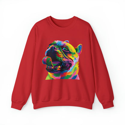 Colorful Dog Crewneck Sweatshirt