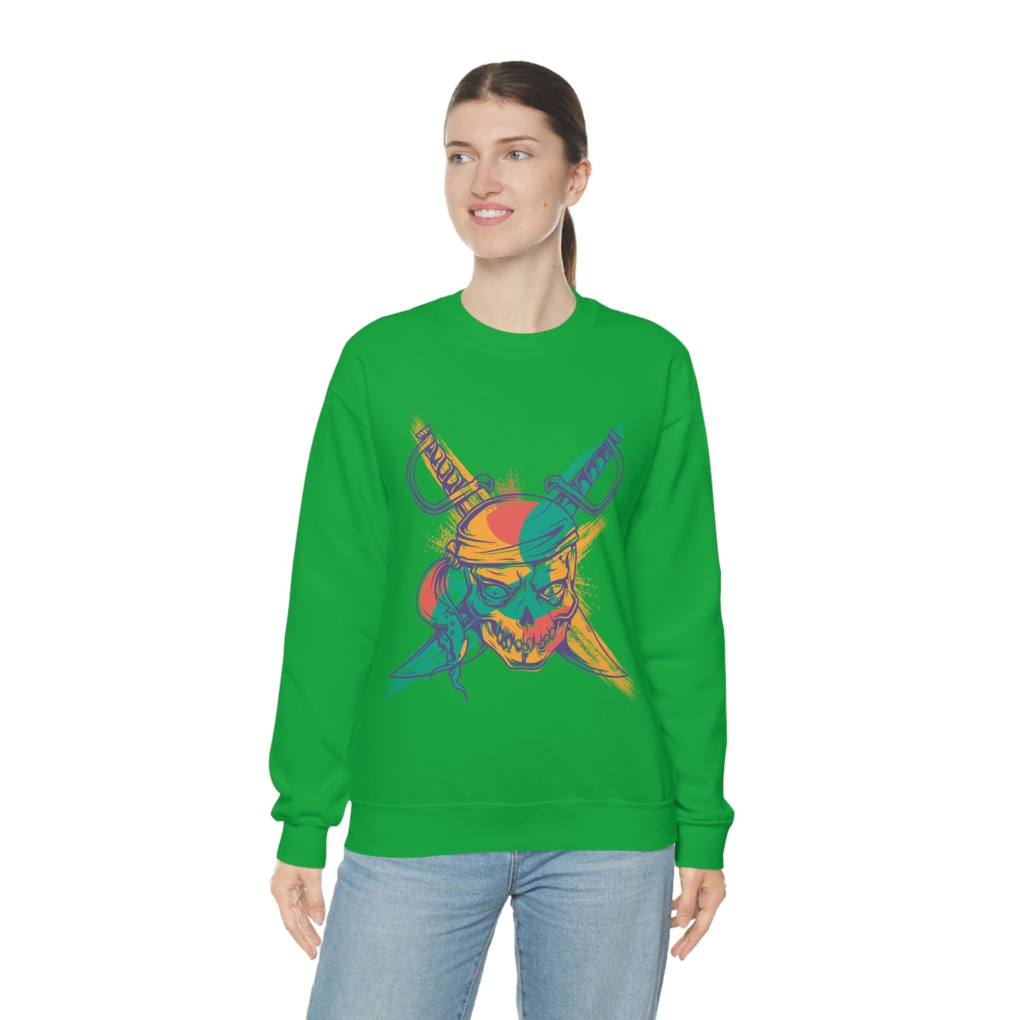 Cool Pirate Crewneck Sweatshirt