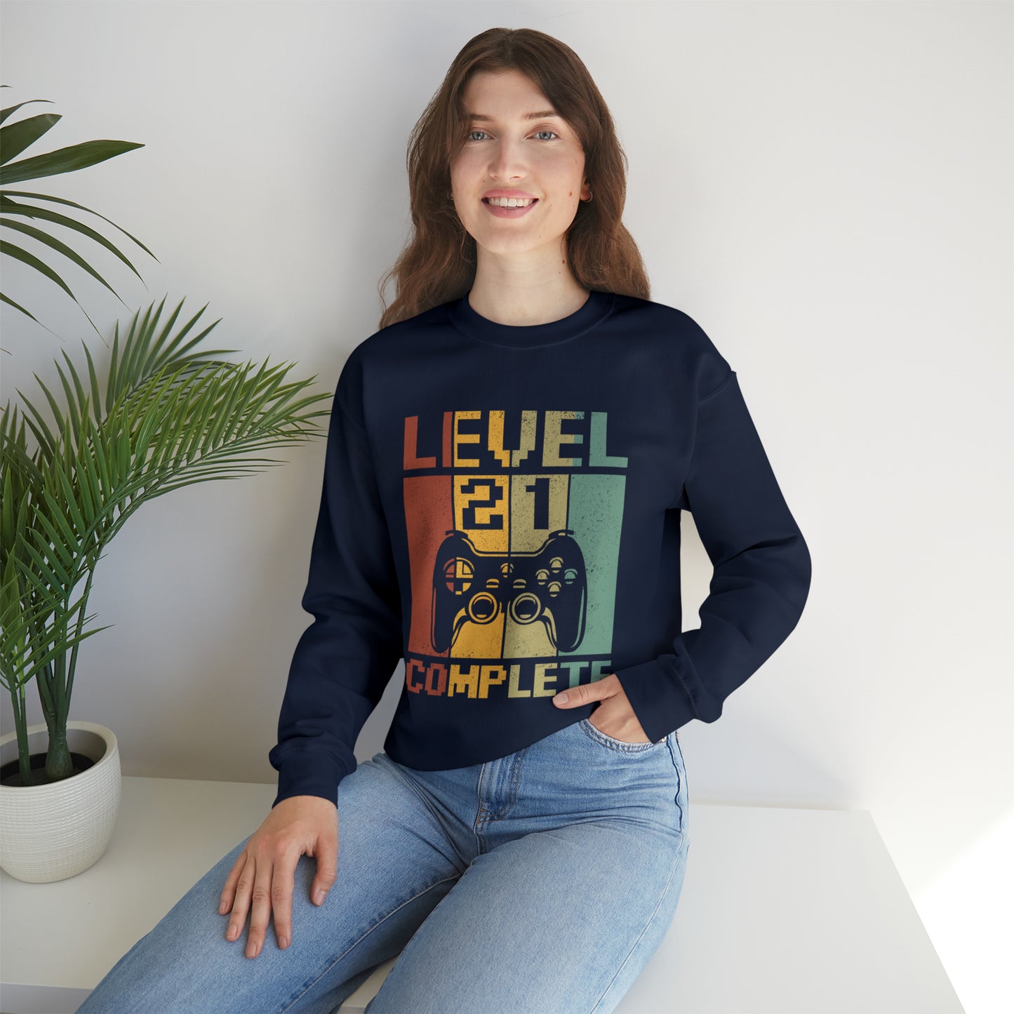 level 21 complete Crewneck Sweatshirt