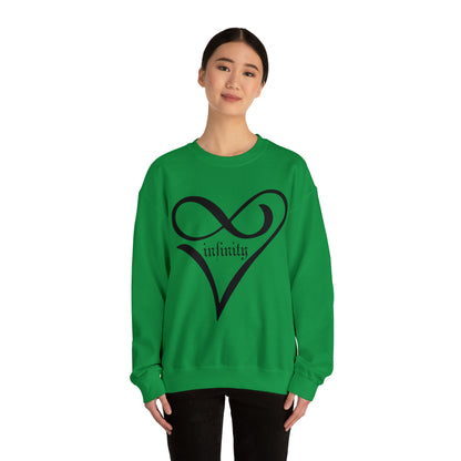 Infinity Heart symbol Crewneck Sweatshirt