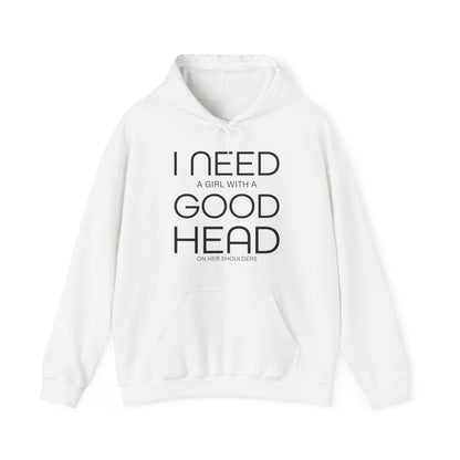 Girl with a good head on her shoulders Hoodie