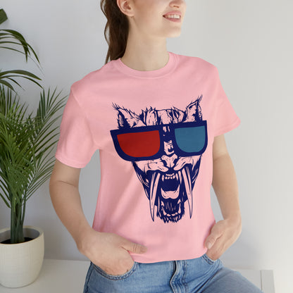 3D Glasses Tiger T-Shirt