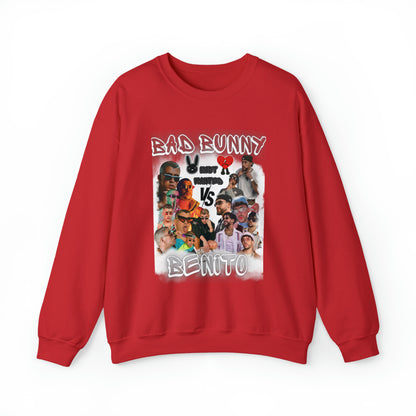 Bad Bunny vs Benito Crewneck Sweatshirt