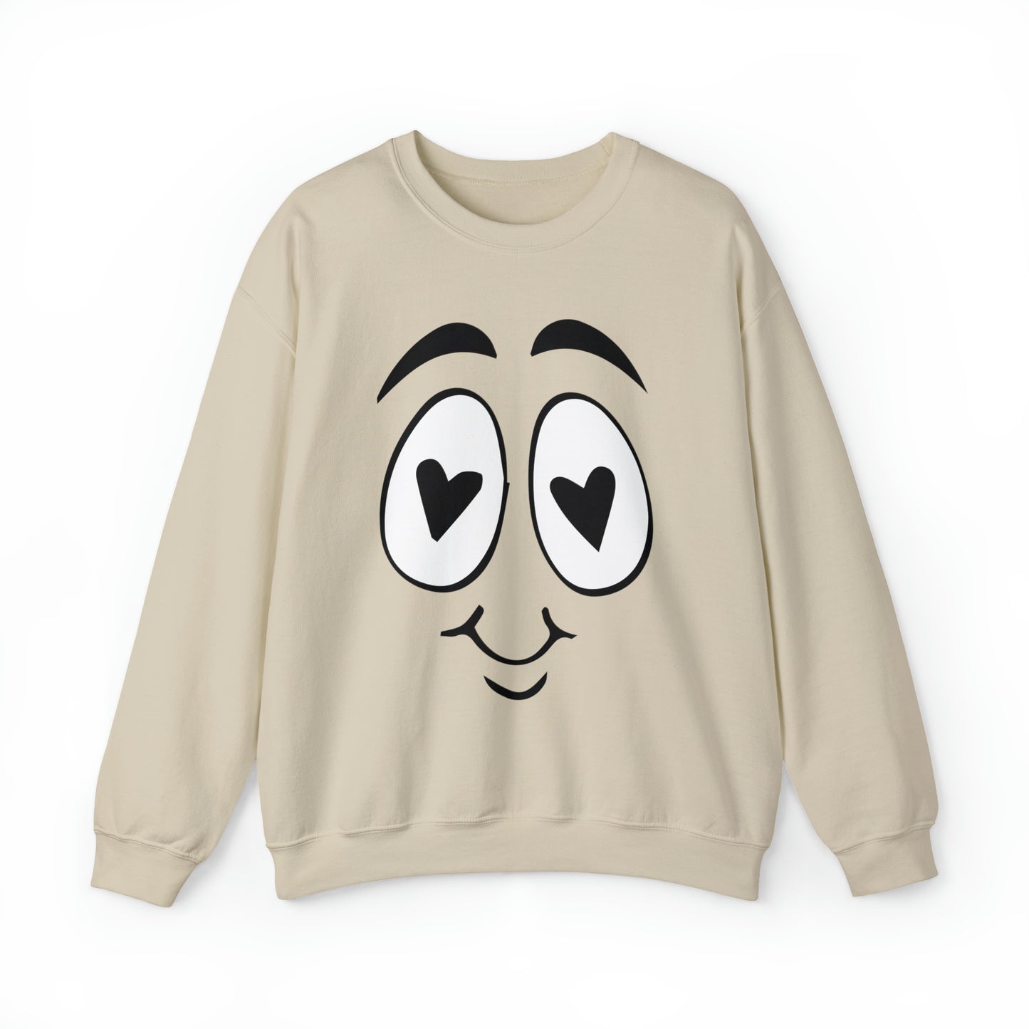 In Love face Crewneck Sweatshirt