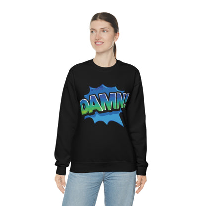 Damn! colorful Crewneck Sweatshirt