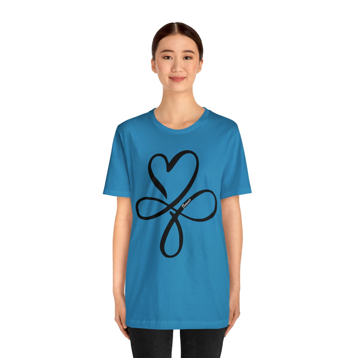 Heart symbol Love Infinity symbol Forever T-Shirt