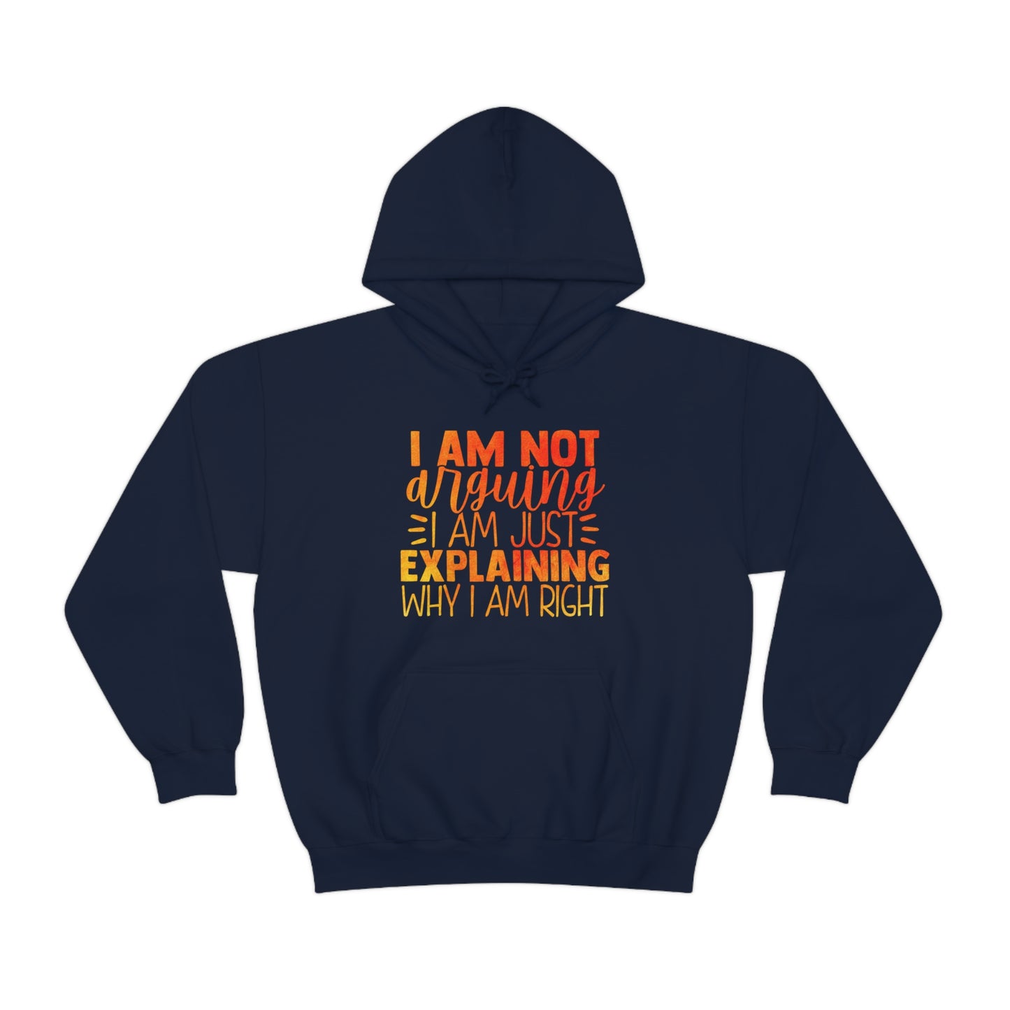 I Am Not Arguing I Am Just Explaining Why I Am Right Hoodie