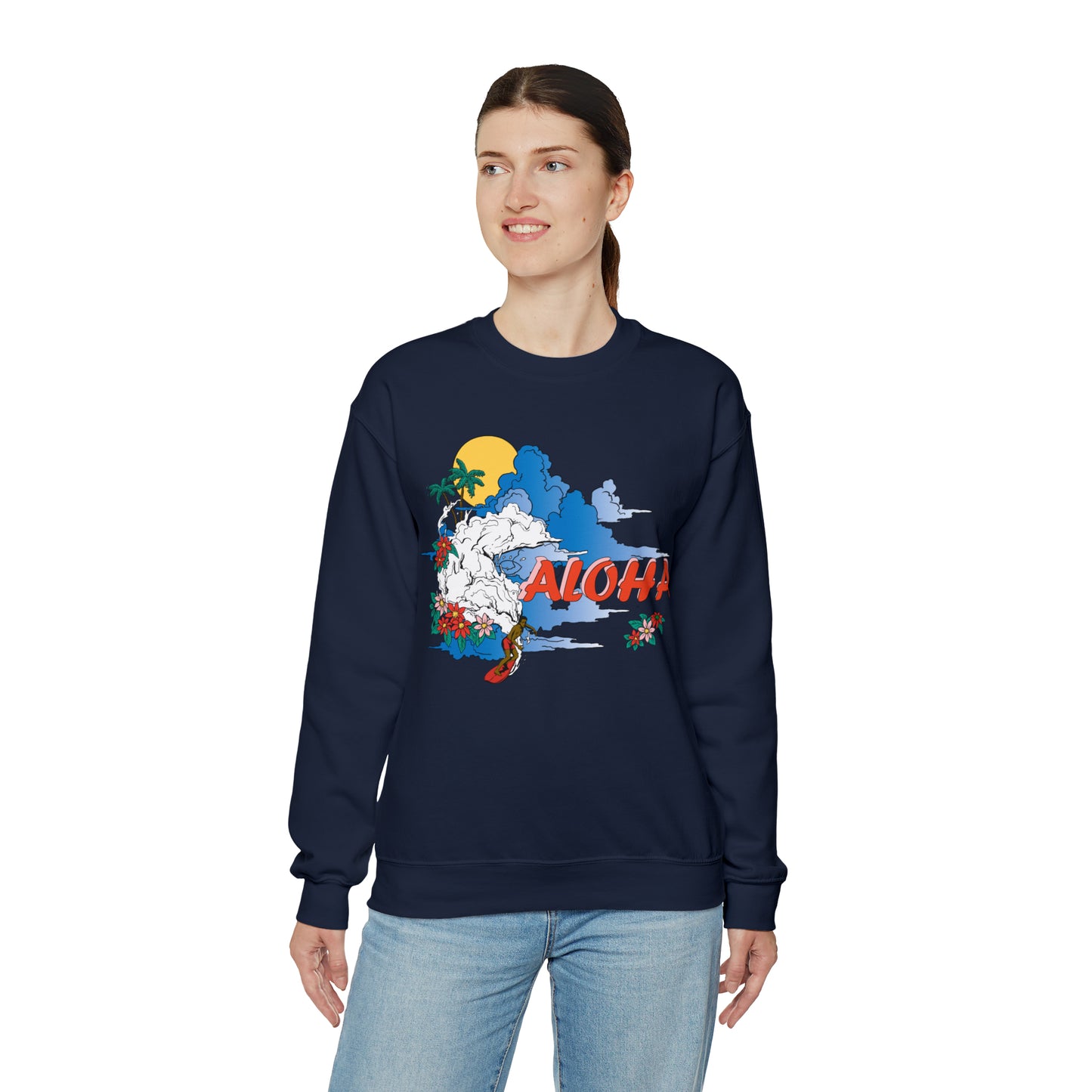 Aloha Vibes Crewneck Sweatshirt