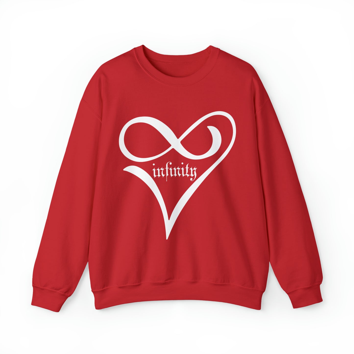 Infinity Love Heart symbol Crewneck Sweatshirt