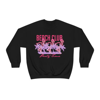 Beach Club Party Time Crewneck Sweatshirt