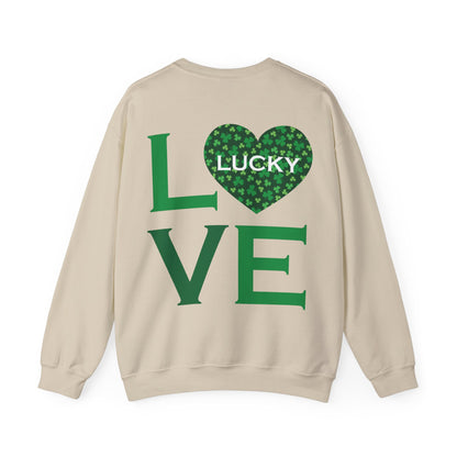 Lucky love St. Patrick's Crewneck Sweatshirt