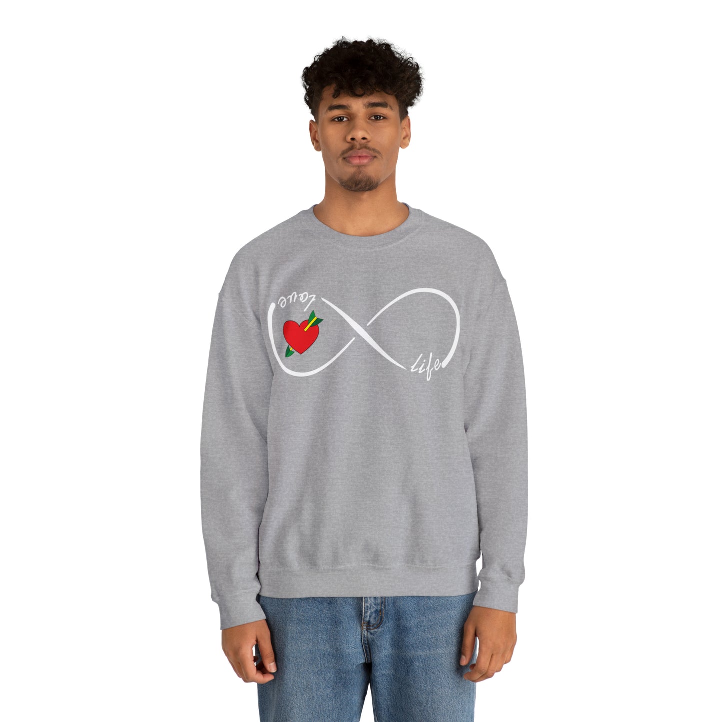 Love life infinity Crewneck Sweatshirt