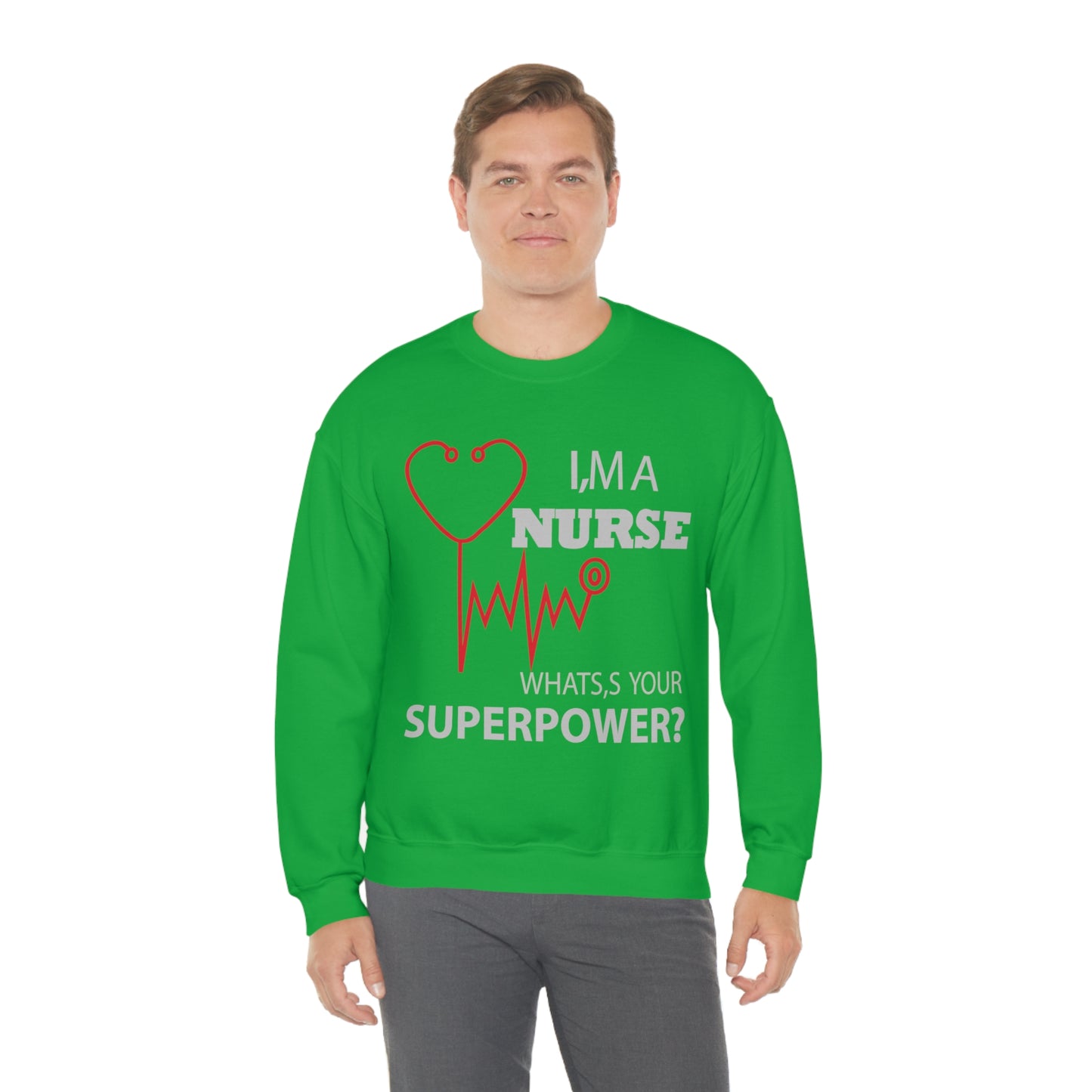 Nurse superpower Crewneck Sweatshirt