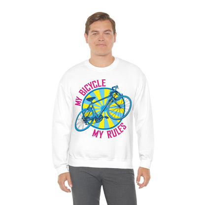 My bicycle_My rules Crewneck Sweatshirt