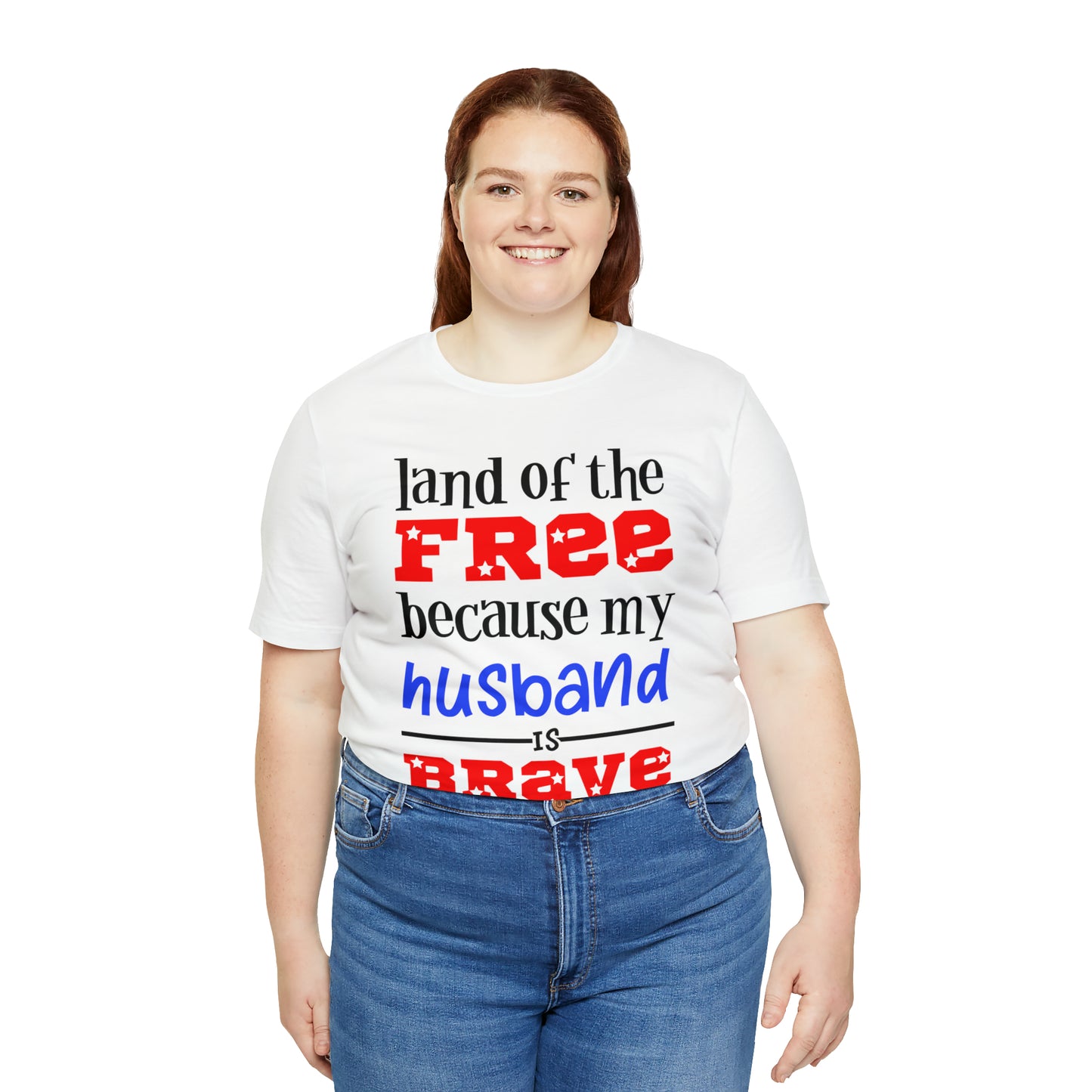 U.S.A the Land of the free Husband T-Shirt