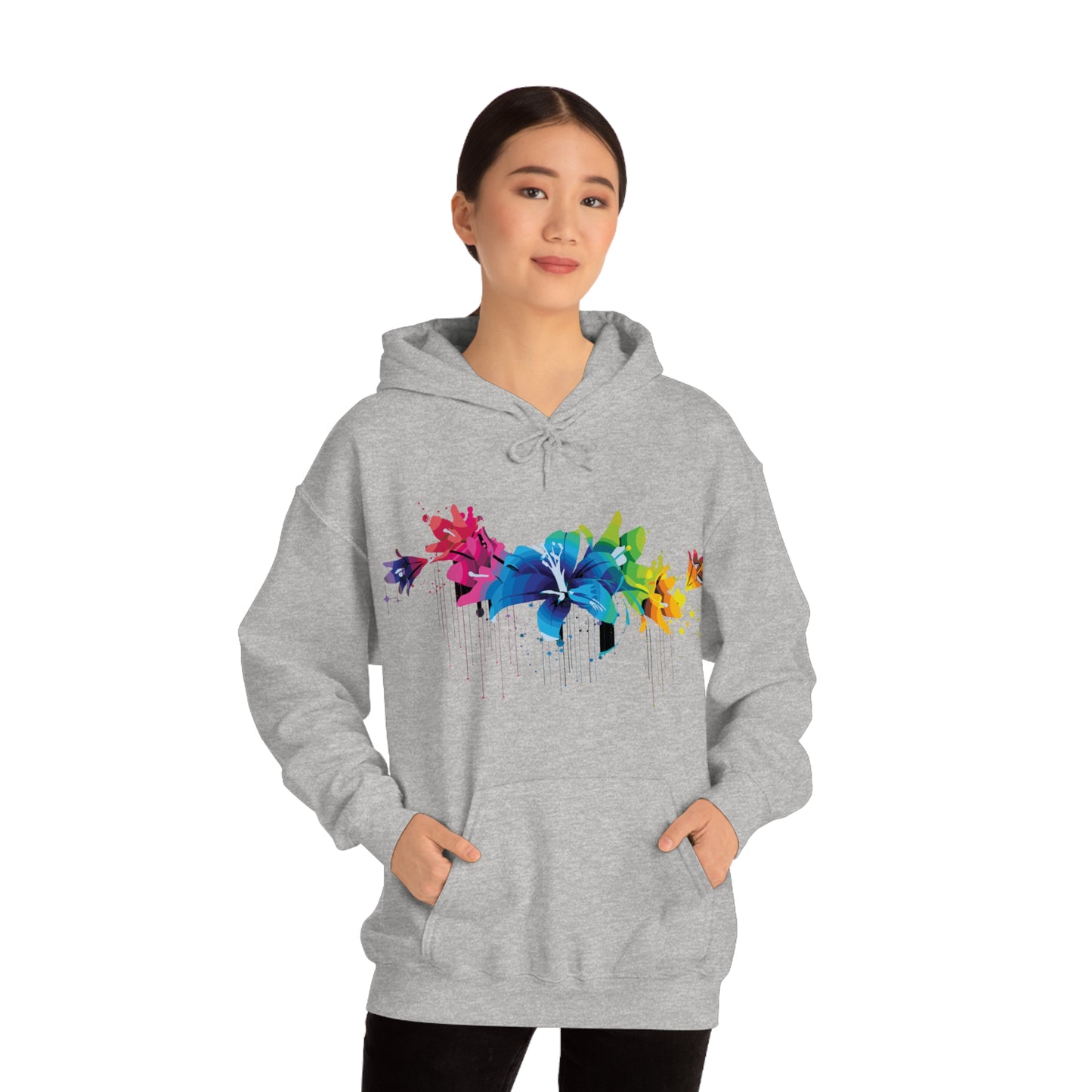 Beautiful colorful flowers Hoodie