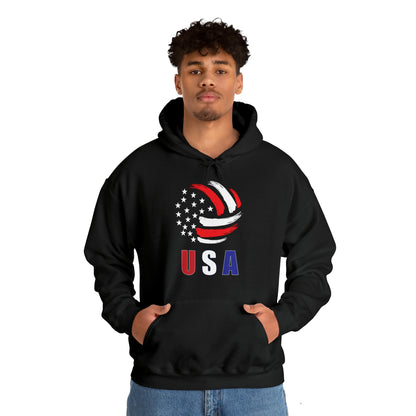 USA Volleyball Flag Hoodie