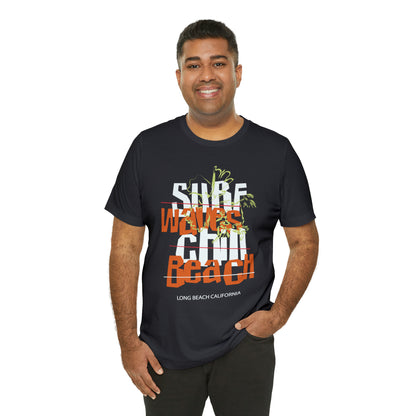 Surf Waves Chill Beach T-Shirt