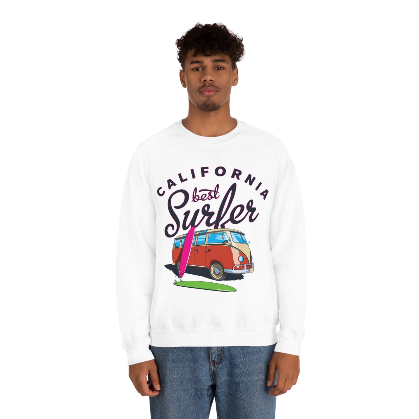 Surfers Bus Crewneck Sweatshirt