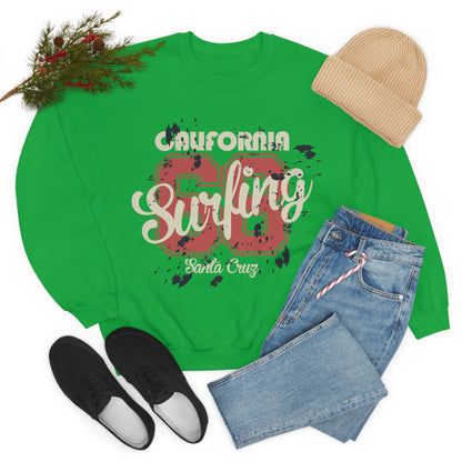 Santa Cruz Surfing Crewneck Sweatshirt