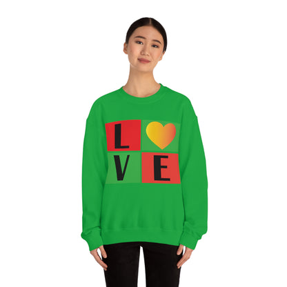 Love Squares Crewneck Sweatshirt