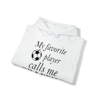 Grandma Favorite Soccer Player Hoodie