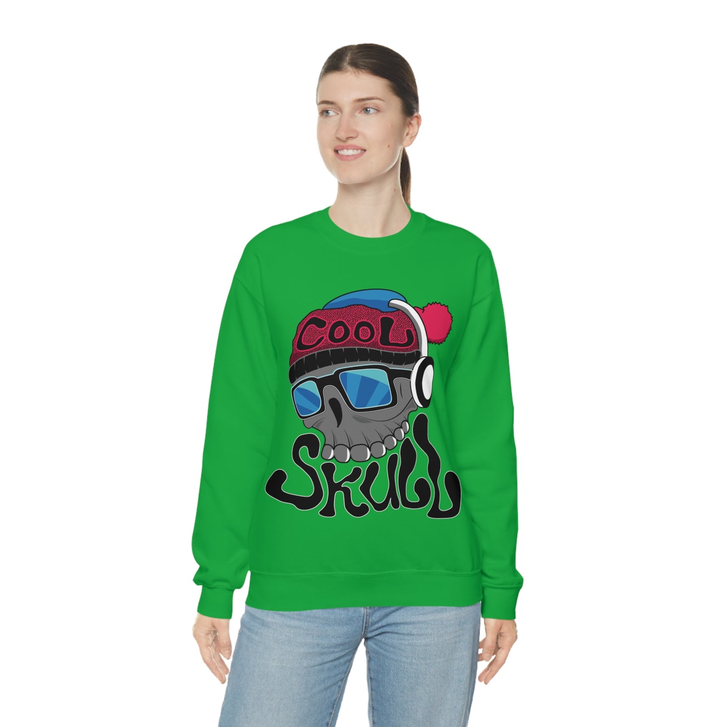 Cool Skull Crewneck Sweatshirt