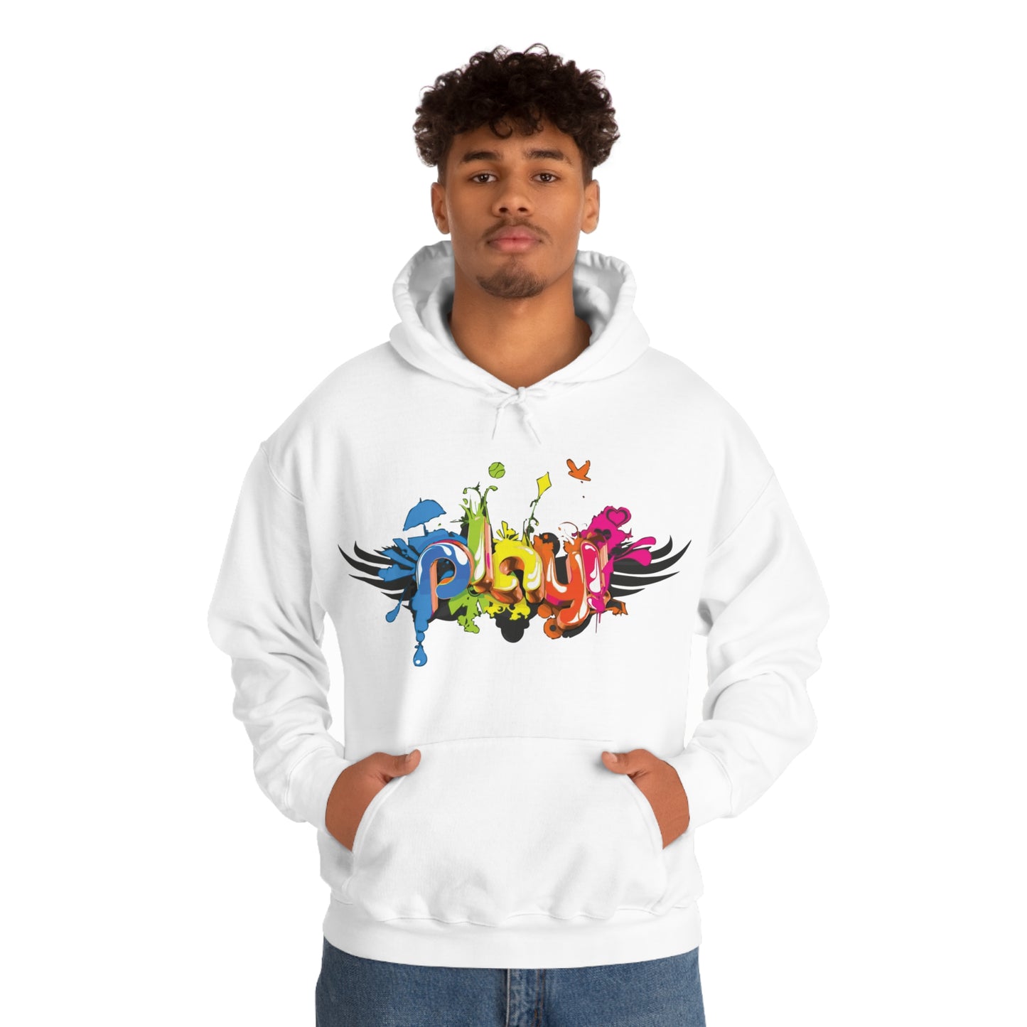 Play colorful graffiti Hoodie