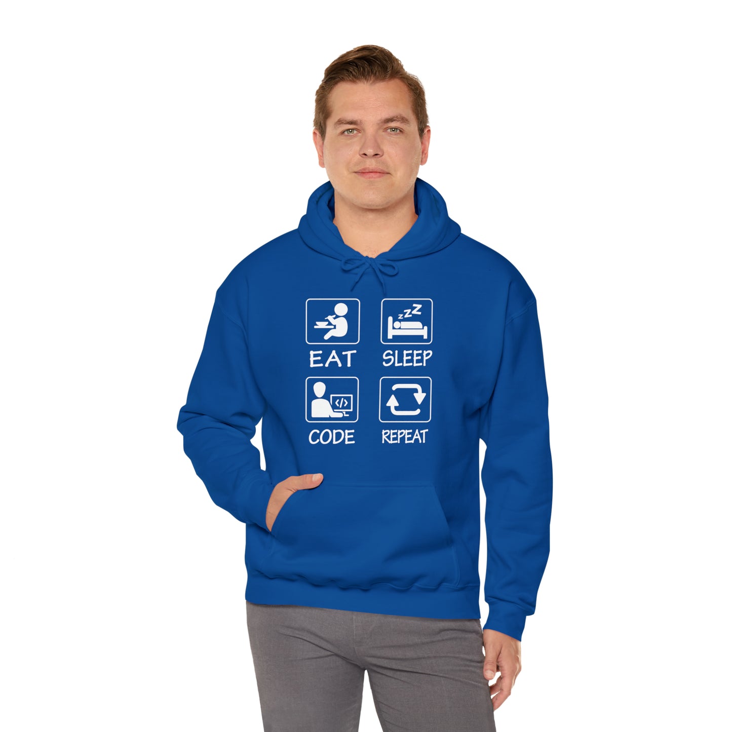 Eat sleep Code Repeat Hoodie