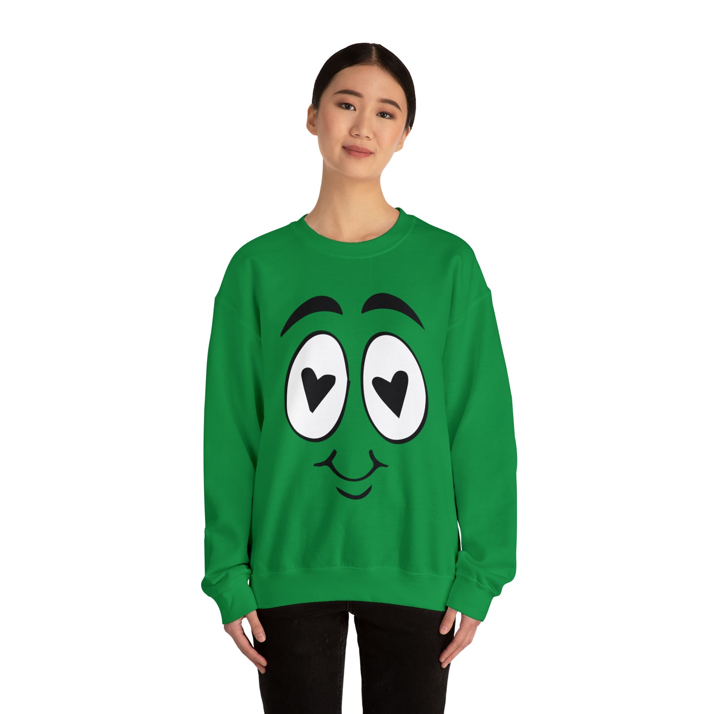 In Love face Crewneck Sweatshirt