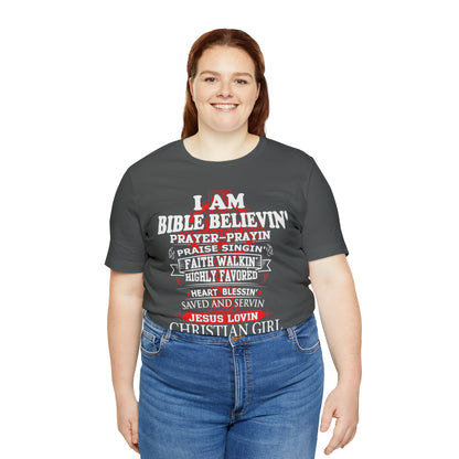 I Am a Christian Girl T-Shirt